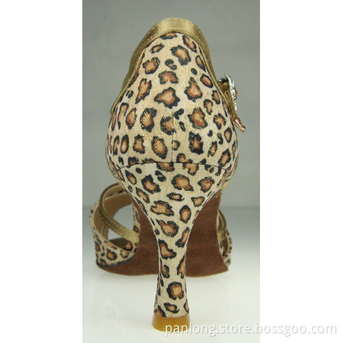 Suphini Ladies Wholesale Leopard Latin Ballroom Dance Shoes